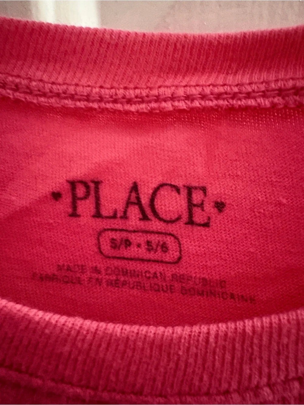 The Children's Place Pink Graphic Peace & Palm Tee